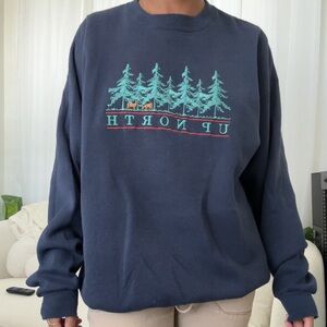 Vintage sweatshirt “up north”